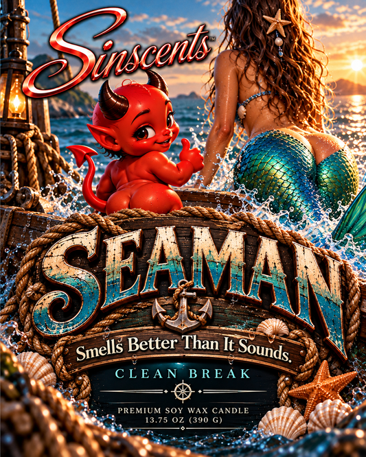 Seaman Ocean Scented Candle for Men by Sinscents alternate product image