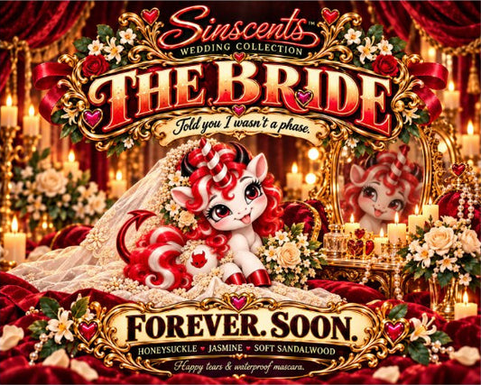 The Bride Forever Soon label detail