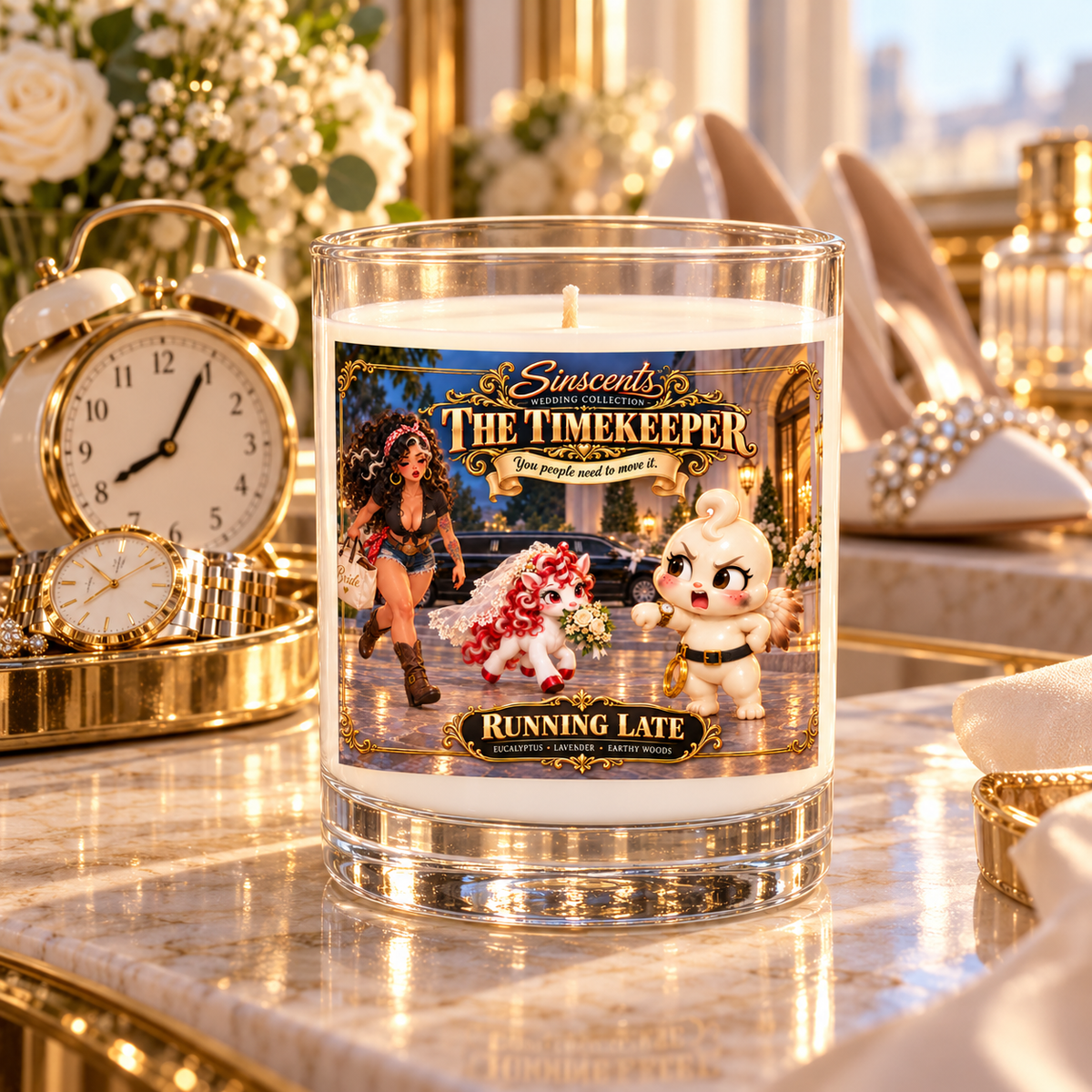 The Timekeeper Sinscents bridal party candle — glamour image 1