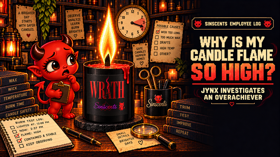 Why Is My Candle Flame So High? Jynx Investigates an Overachiever