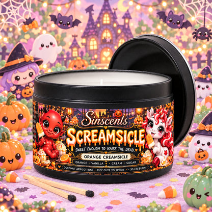 Screamsicle – Orange Creamsicle Halloween Candle by Sinscents alternate product image