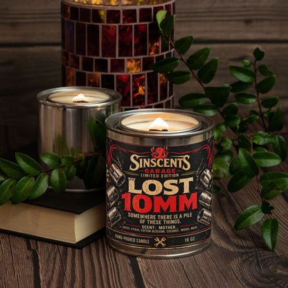 Sinscents Garage Lost 10MM 16 oz paint can candle