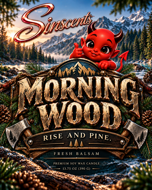 Morning Wood – Fresh Balsam Scented Candle by Sinscents alternate product image