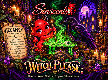 Witch, Please. Halloween Candle – Hex Appeal by Sinscents alternate product image