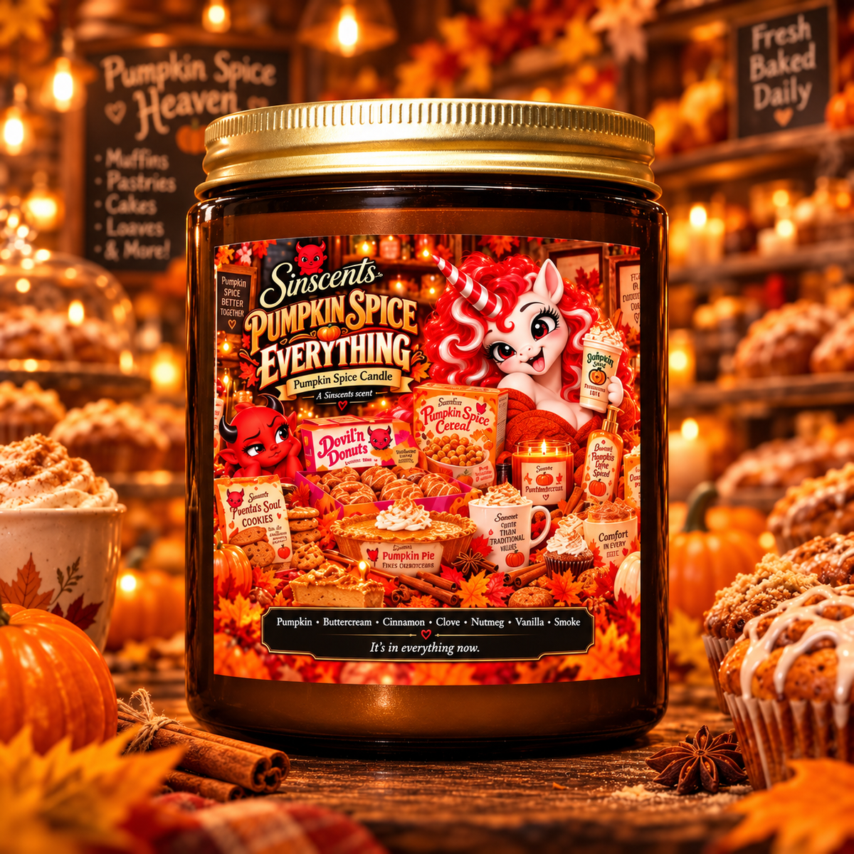 Pumpkin Spice Everything – Pumpkin Spice Candle by Sinscents product image