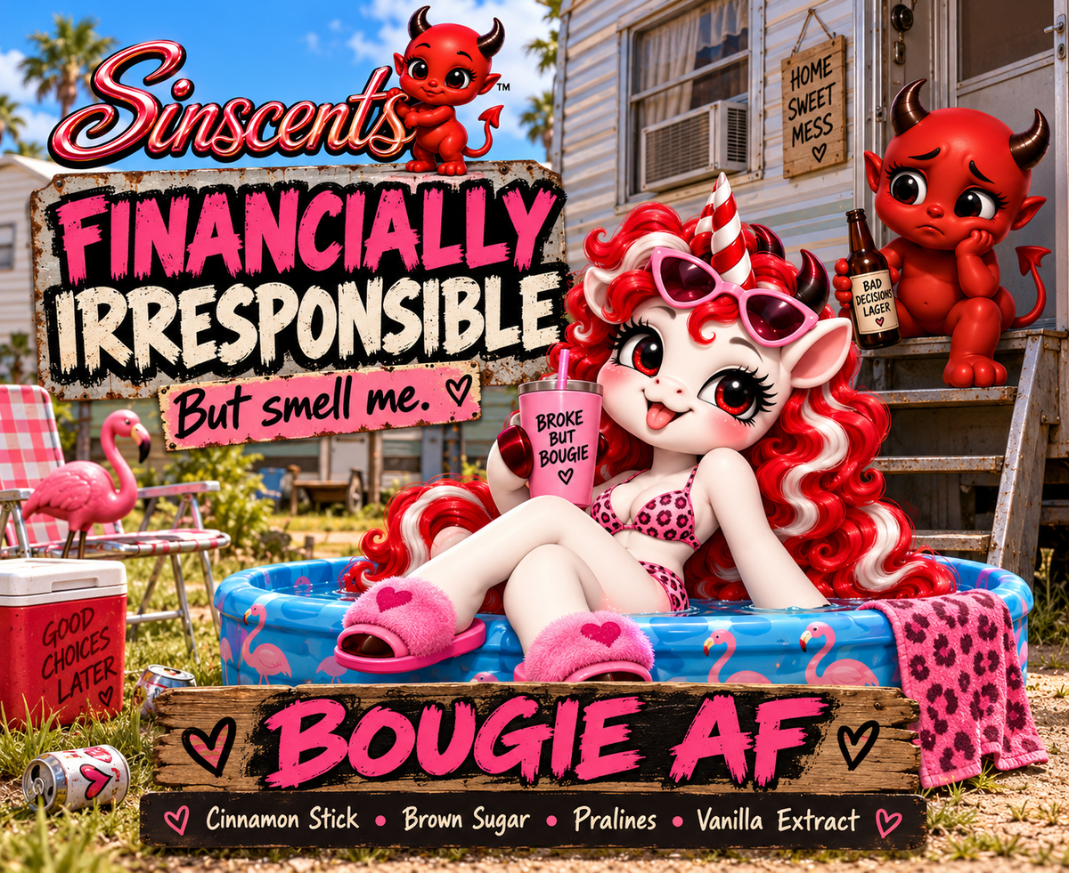 Financially Irresponsible – Bougie AF Candle by Sinscents alternate product image