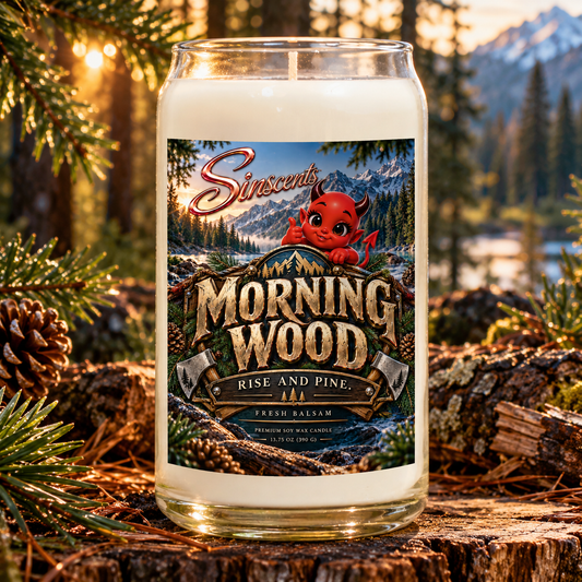 Morning Wood – Fresh Balsam Scented Candle by Sinscents product image