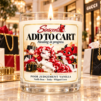 Add to Cart Poor Judgement Vanilla Candle by Sinscents