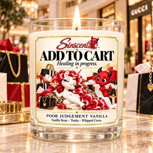Add to Cart Poor Judgement Vanilla Candle by Sinscents