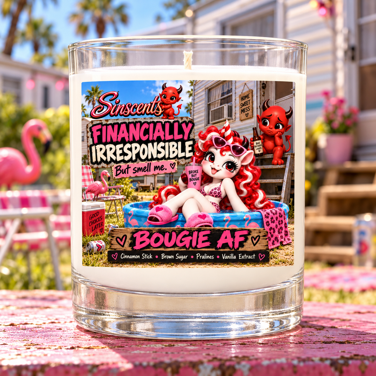 Financially Irresponsible – Bougie AF Candle by Sinscents product image
