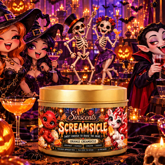Screamsicle – Orange Creamsicle Halloween Candle by Sinscents alternate product image