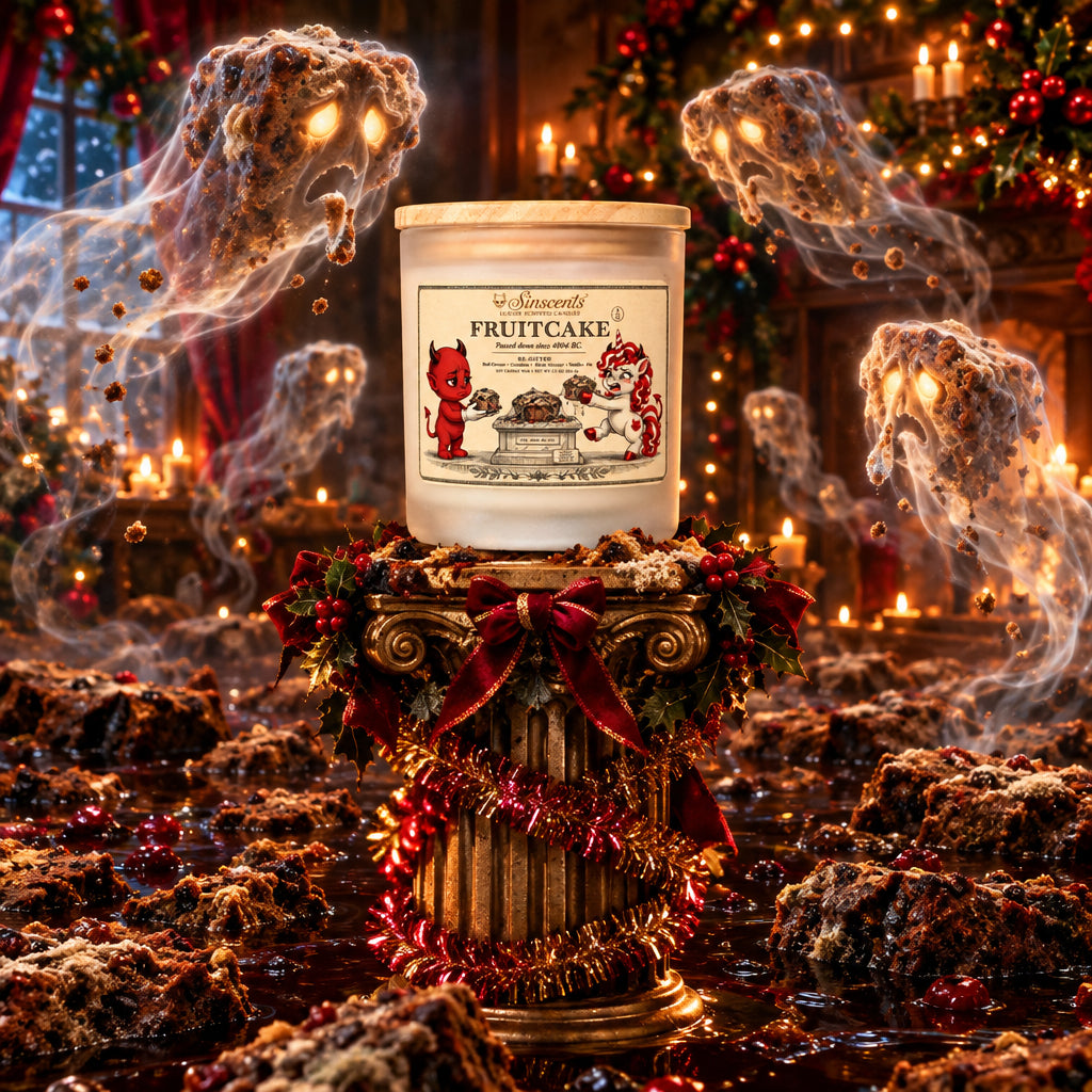 Fruitcake — Re-Gifted Currant & Cranberry Christmas Candle by Sinscents alternate product image