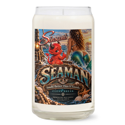 Seaman Ocean Scented Candle for Men by Sinscents product view