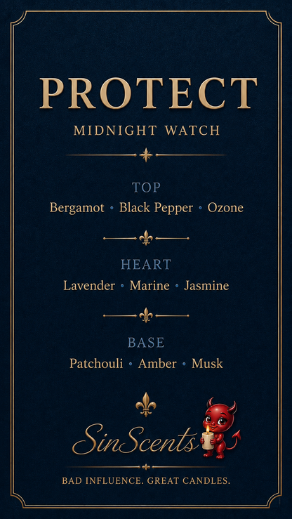 PRE-ORDER: Protect Police Candle – Midnight Watch