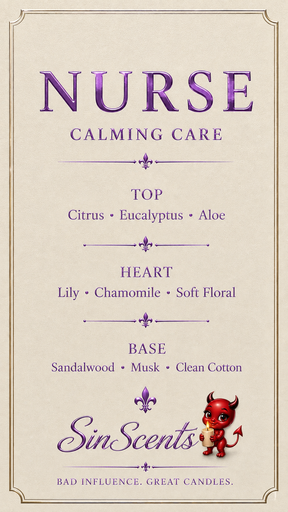PRE-ORDER: Nurse Candle – Calming Care
