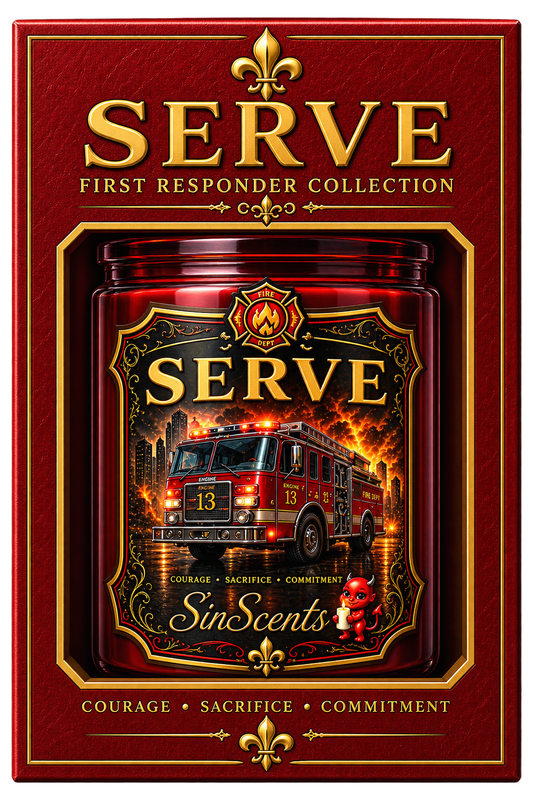 PRE-ORDER: Serve Firefighter Candle – Fireside Rescue