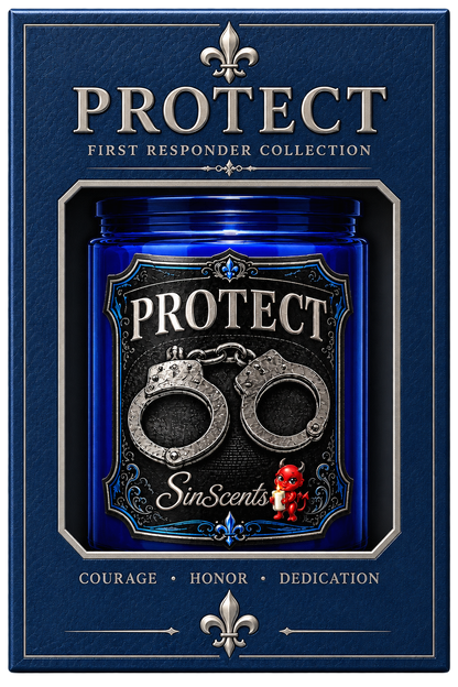 PRE-ORDER: Protect Police Candle – Midnight Watch