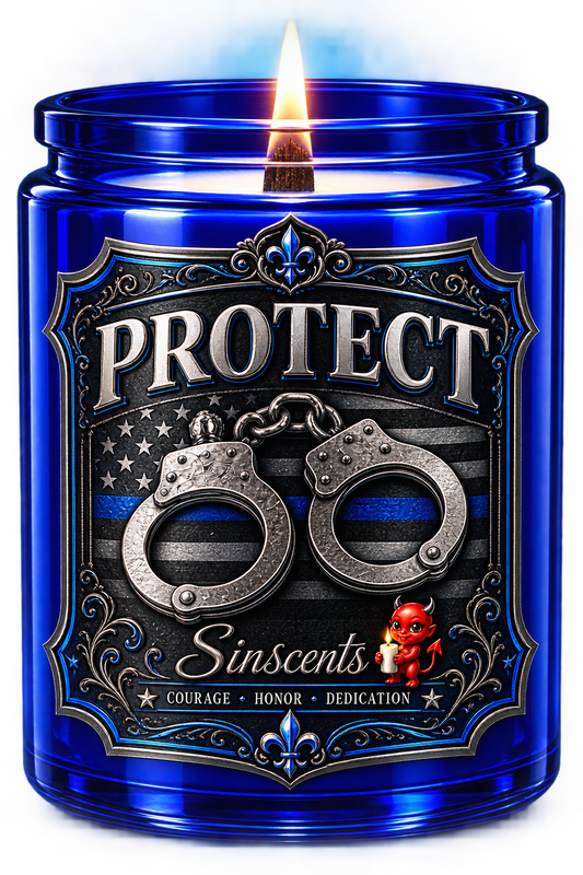 PRE-ORDER: Protect Police Candle – Midnight Watch