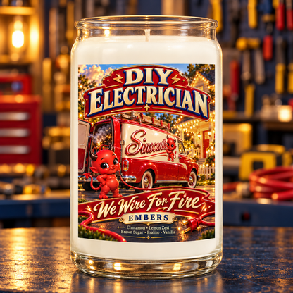 DIY Electrician Embers scented candle by Sinscents — We Wire For Fire.