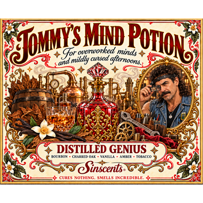 Square label artwork for Tommy